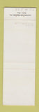 Matchbook Cover - Upper Falls Liquor Newton MA