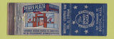 Matchbook Cover - Dewey Plaza Restaurant Boston MA feature WEAR