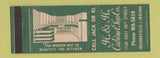 Matchbook Cover - H&H Cabinet Top Indianapolis IN