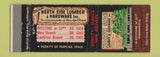Matchbook Cover - North Side Lumber Hardware Indianapolis IN WEAR