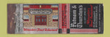 Matchbook Cover - Putnam and Thurston's Worcester MA WEAR