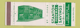 Matchbook Cover - Stanton Federal Savings Pittsburgh PA WEAR