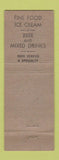 Matchbook Cover - The Dutch Girl Belleville IL low phone #