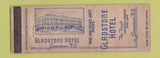 Matchbook Cover - Gladstone Hotel Jamestown ND WEAR