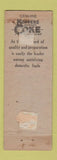 Matchbook Cover - Koppers Coke Coal Bloedel Fond Du Lac WI DQ low phone # WEAR