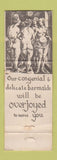 Matchbook Cover - That Place Los Angeles? CA? Girlie WORN Full Length