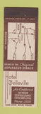 Matchbook Cover - Hotel Belleville IL WEAR