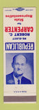 Matchbook Cover - Robert Carpenter for State Rep Election