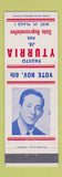 Matchbook Cover - Fausto Yturria Jr State Rep Election Brownsville TX