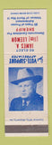 Matchbook Cover - James Jim Leemon for Sheriff Election