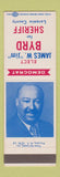 Matchbook Cover - James Jim Byrd for Sheriff Laramie County WY