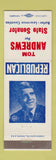 Matchbook Cover - Tom Andrews State Senator Butler Lawrence County PA?