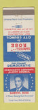 Matchbook Cover - Samuel Rose City Council Election West Philadelphia PA