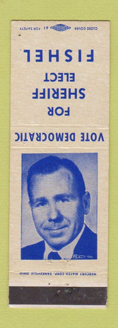 Matchbook Cover - Fishel for Sheriff election