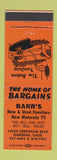 Matchbook Cover - Barr's Furniture Gardena CA