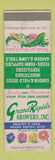 Matchbook Cover - Grand Rapids Flower Growers MI WEAR