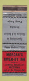 Matchbook Cover - Morgan's River By Inn Medina OH WEAR