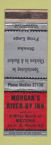 Matchbook Cover - Morgan's River By Inn Medina OH WEAR
