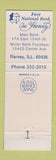 Matchbook Cover - First National Bank Harvey IL