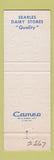 Matchbook Cover - Searles Dairy Stores