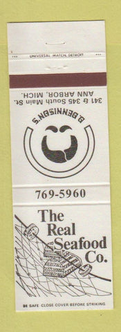 Matchbook Cover - Real Seafood Company Dennison's Ann Arbor MI