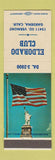 Matchbook Cover - Eldorado Club Gardena CA Statue of Liberty #1