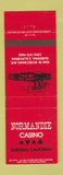 Matchbook Cover - Normandie Casino Gardena CA cards poker