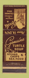 Matchbook Cover - Rebs Restaurant Columbus OH Turtle Soup