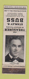 Matchbook Cover - Stanley Bush Treasurer Election Whitehall Township PA WORN