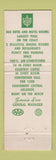 Matchbook Cover - Buena Vista Hotel Motel Biloxi MS