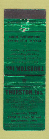 Matchbook Cover - Thurson Dishes Columbus OH WEAR