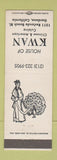 Matchbook Cover - House of Kwan Chinese Restaurant Gardena CA girlie