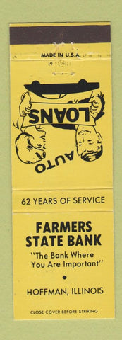 Matchbook Cover - Farmers State Bank Hoffman IL