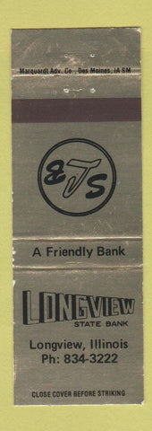 Matchbook Cover - Longview State Bank IL