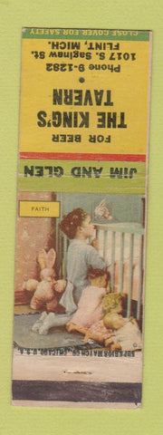 Matchbook Cover - King's Tavern Flint MI WEAR