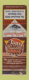 Matchbook Cover - Cliffs Coals Cliffs Iron Cleveland OH POOR STRIKER WORN