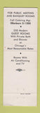 Matchbook Cover - Hotel Midland Chicago IL WORN