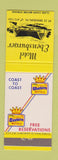 Matchbook Cover - Motel Ebensburger PA Best Western