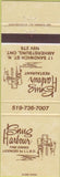 Matchbook Cover - Snug Harbour Amherstburg ON