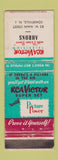 Matchbook Cover - RCA Victor TV Ahrons Somerville NJ WEAR