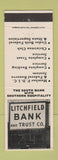 Matchbook Cover - Litchfield Bank and Trust IL