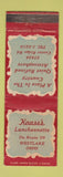 Matchbook Cover - Kaase's Lunch Westlake OH WEAR