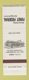 Matchbook Cover - Saline First Federal Savings Harrisburg IL