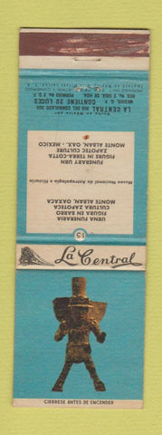 Matchbook Cover - La Central Mexico