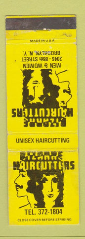 Matchbook Cover - Bizarre Haircutters salon Brooklyn NY WEAR