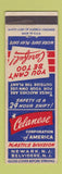 Matchbook Cover - Celanese Corp of America Plastics Newark Belvidere NJ