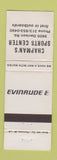 Matchbook Cover - Evinrude Boat Motors Chapman's WEAR