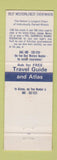 Matchbook Cover - Thunderbird Lodge Medford OR Best Western