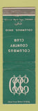 Matchbook Cover - Columbus Country Club OH WORN