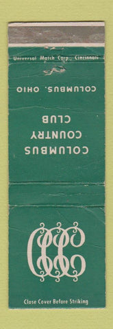Matchbook Cover - Columbus Country Club OH WORN